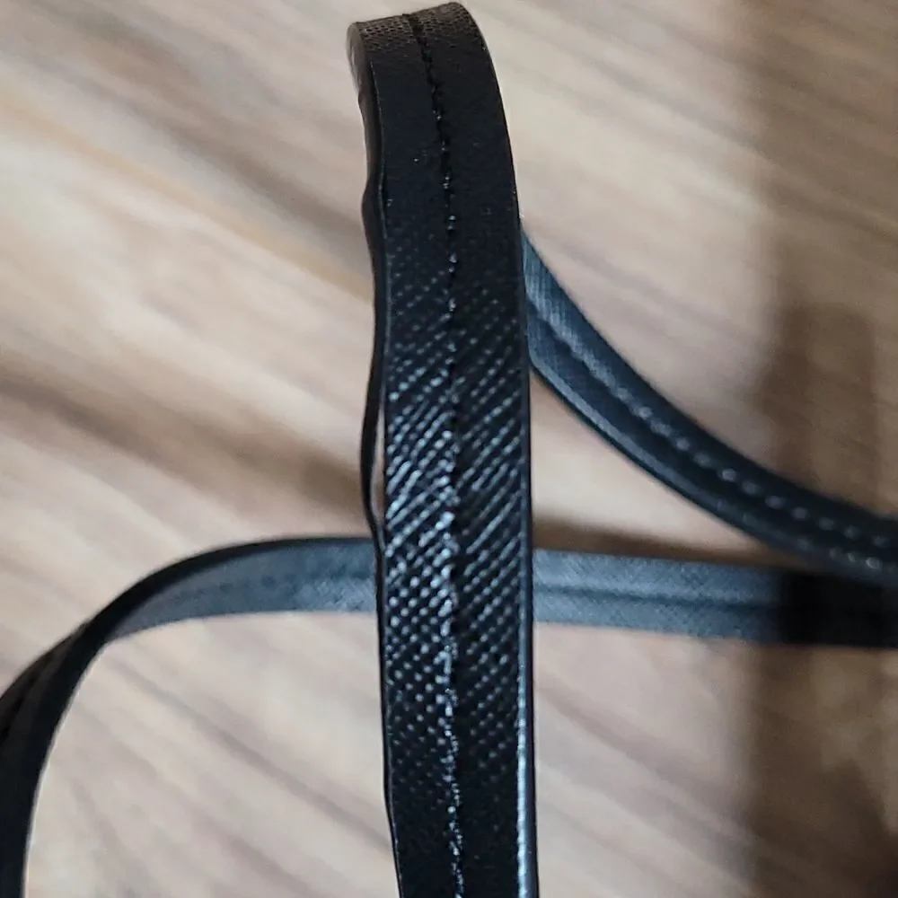 Kate Spade Black Stripe Glitter Tote